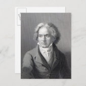 Carte Postale Ludwig van Beethoven (Devant / Derrière)