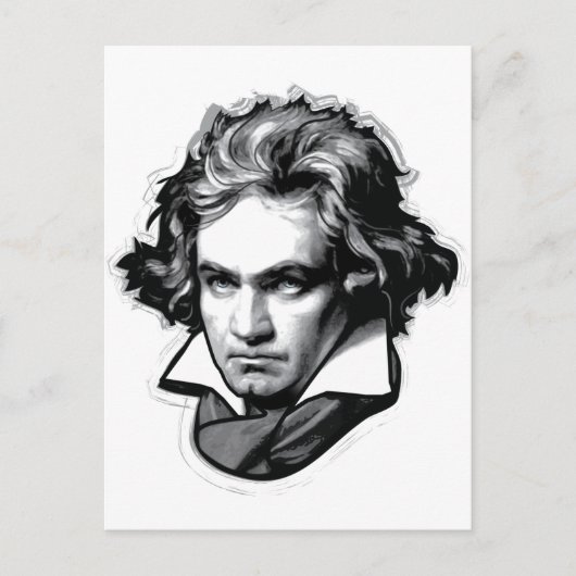 Carte Postale Ludwig van Beethoven (Devant)