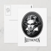 Carte Postale Ludwig van Beethoven (Devant / Derrière)