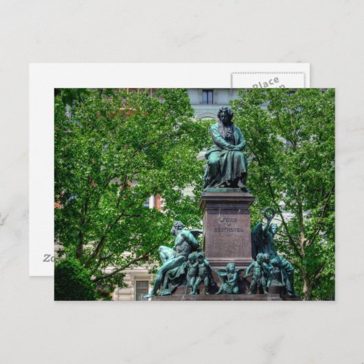 Carte Postale Ludwig van Beethoven (Devant / Derrière)