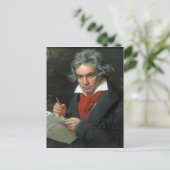 Carte Postale Ludwig van Beethoven Portrait (Debout devant)