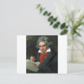 Carte Postale Ludwig van Beethoven Portrait (Debout devant)