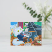 Carte postale "Ludwig van Caathoven" (Debout devant)