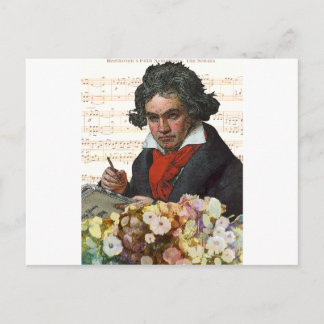 Carte Postale Ludwig von Beethoven écrasé