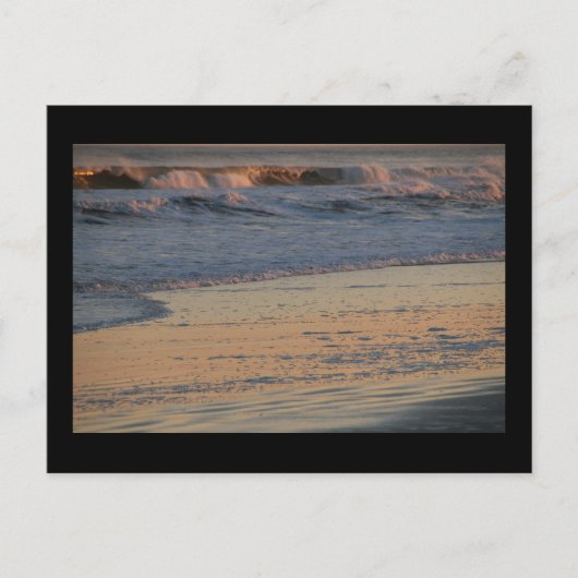 carte postale lueur de coucher de soleil (Devant)