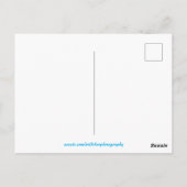 Carte Postale Lueurs aurorales sur lac et montagnes enneigées (Dos)