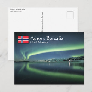 Carte Postale Lueurs boréales Norvège