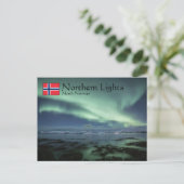 Carte Postale Lueurs boréales Norvège (Debout devant)