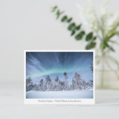 Carte Postale Lueurs boréales Norvège (Debout devant)