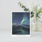Carte Postale Lueurs boréales Norvège (Debout devant)