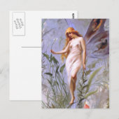Carte Postale Luis Ricardo Falero : Lily Fairy (Devant / Derrière)