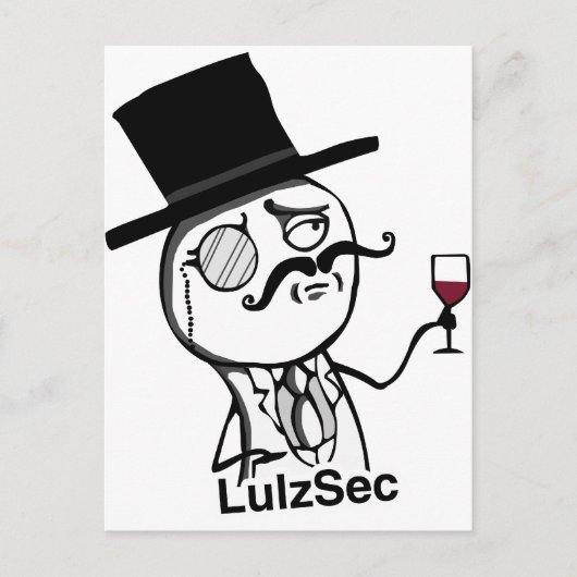 Carte Postale LulzSec (Devant)