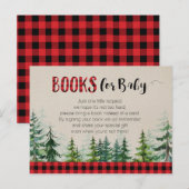 Carte Postale Lumberjack Woodland Forest Livres pour bébé (Devant / Derrière)