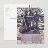 Carte postale Lumberman's Monument Michigan (Devant / Derrière)