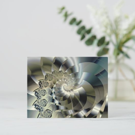 Carte Postale Lumière 2 Revisité Art Abstrait Moderne (Debout devant)