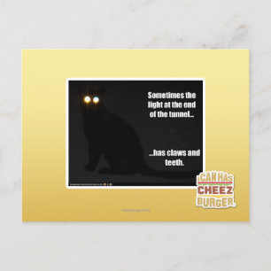 Carte Postale Lumière à l'extrémité du tunnel