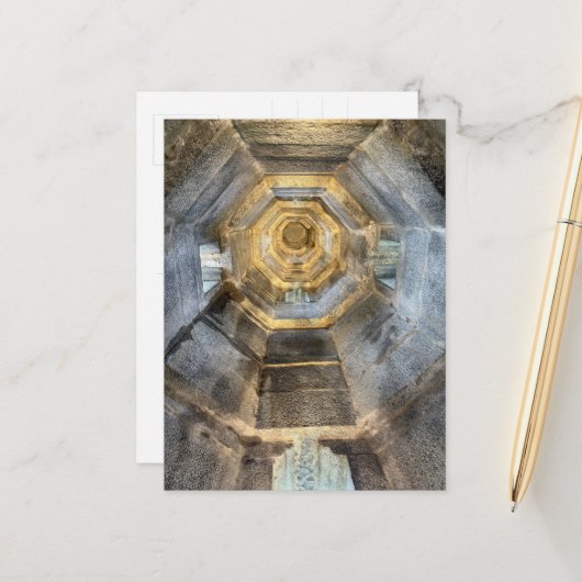 Carte Postale Lumière à travers l'Hexagon (Devant/Arrière en situation)