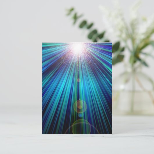 Carte Postale Lumière Abstraite (Debout devant)