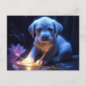 Carte Postale lumière bleue (Devant)