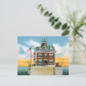 Carte Postale Lumière Connecticut New London Ledge (Debout devant)