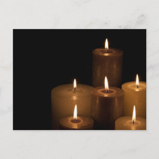 Carte Postale Lumière de bougie