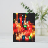 Carte Postale Lumière de bougie (Debout devant)