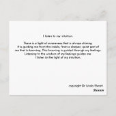 Carte Postale Lumière de l'instruction (Dos)