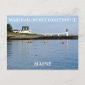 Carte Postale Lumière de Marshall Point, Port Clyde Maine (Devant)