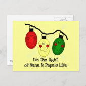 Carte Postale Lumière de Nana et de Papa's Life Tshirts and Gift (Devant / Derrière)