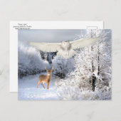 Carte Postale "Lumière de neige" (Devant / Derrière)