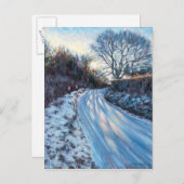 Carte Postale Lumière d'hiver (Devant / Derrière)