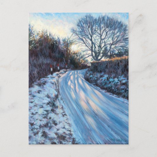 Carte Postale Lumière d'hiver (Devant)