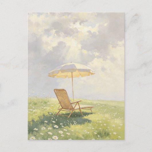 Carte Postale Lumière Douce du Soleil (Devant)