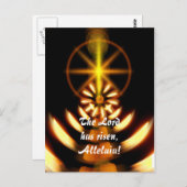 Carte Postale Lumière du Seigneur (Devant / Derrière)