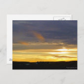 Carte Postale Lumière du soir (Devant / Derrière)