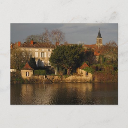 Carte Postale Lumière du soir de La Vienne (Devant)