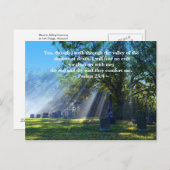 Carte Postale Lumière du soleil de 23:4 de psaumes dans le (Devant / Derrière)