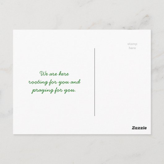 Carte Postale Lumière du Soleil Traversant les arbres Feuille en (Dos)