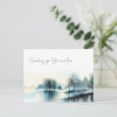 Carte postale "Lumière et amour" (Debout devant)