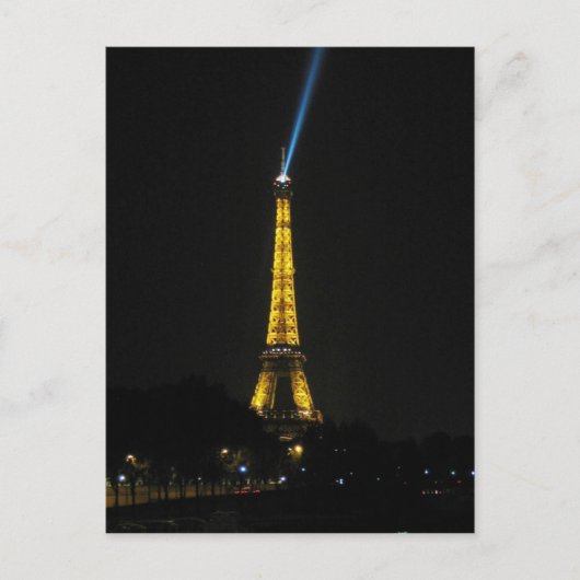 Carte Postale Lumière la nuit (Devant)