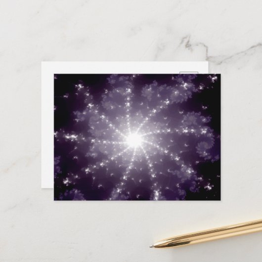 Carte Postale Lumière lumineuse à l'extrémité du tunnel (Devant/Arrière en situation)