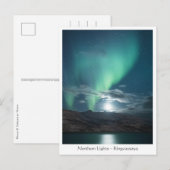Carte Postale Lumière lunaire Aurora (Devant / Derrière)