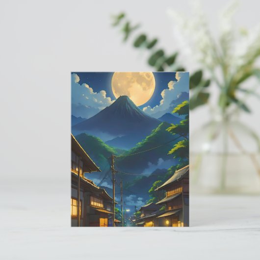 Carte Postale Lumière lune Java (Debout devant)