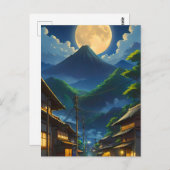 Carte Postale Lumière lune Java (Devant / Derrière)
