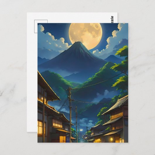 Carte Postale Lumière lune Java (Devant / Derrière)