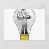 Carte Postale Lumière Mime (Devant)