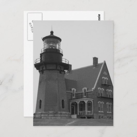 Carte Postale Lumière sud-est de l'île Block (Devant / Derrière)