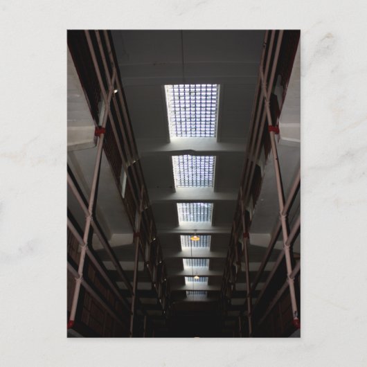 Carte Postale Lumière sur la prison d'Alcatraz (Devant)