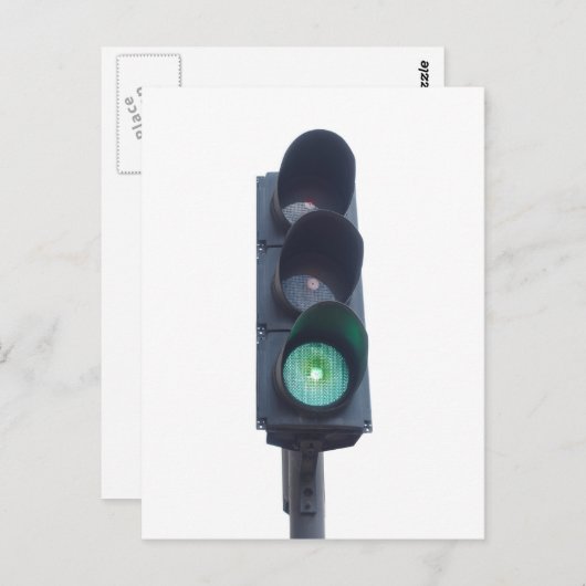 Carte Postale Lumière verte (Devant / Derrière)