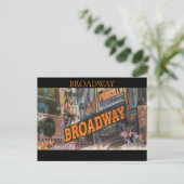 Carte Postale Lumières Broadway Neon (Debout devant)